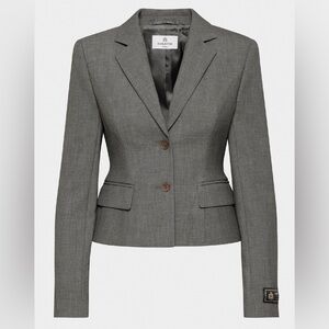 Aritzia Babaton Curate Tailored Blazer - Heather Charcoal, 12